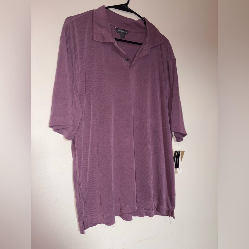 Modal Dusty Purple Polo Shirt NWT